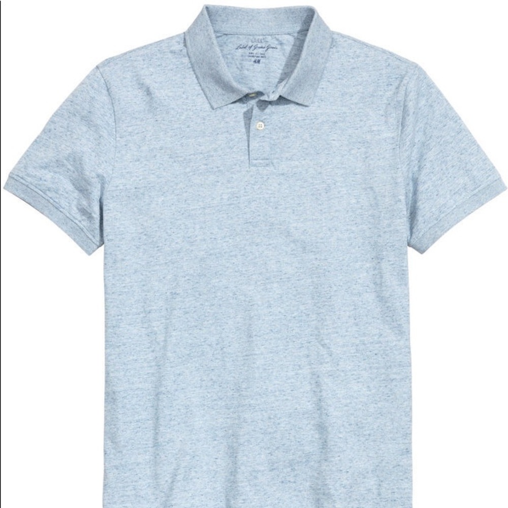 H&M Men’s light blue Polo